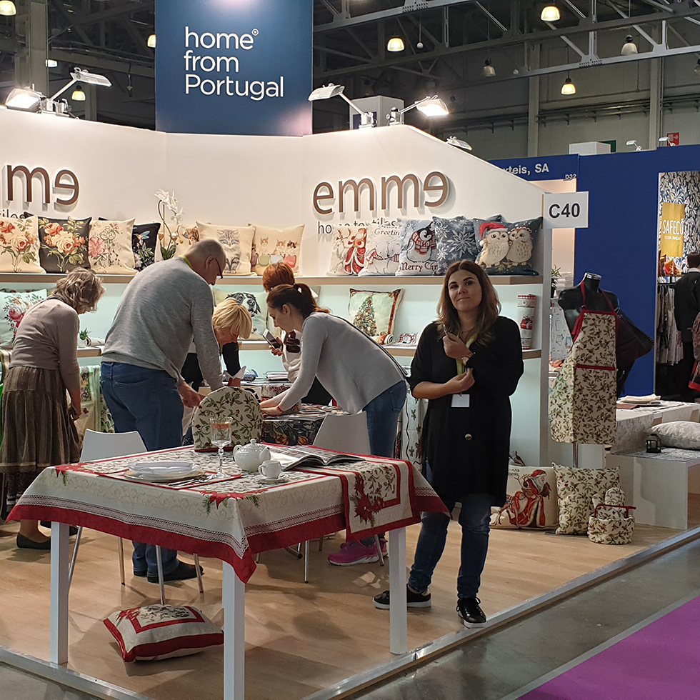 Uma vez mais estivemos presentes na prestigiada feira internacional de têxteis na Russia.